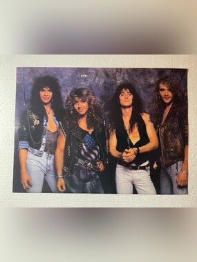 Vintage XYZ band pinup